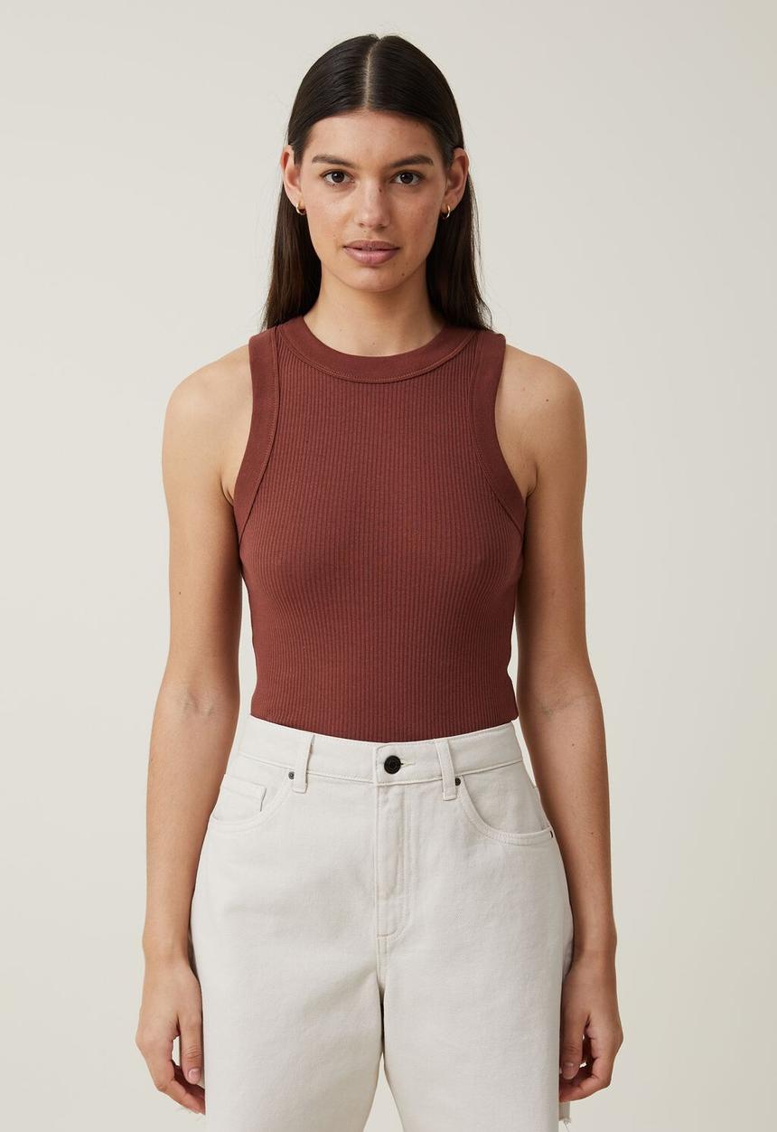 Cotton On - The 91 tank - bottle brown