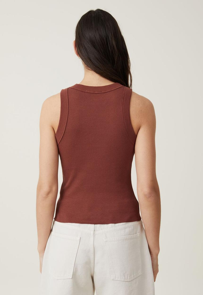Cotton On - The 91 tank - bottle brown