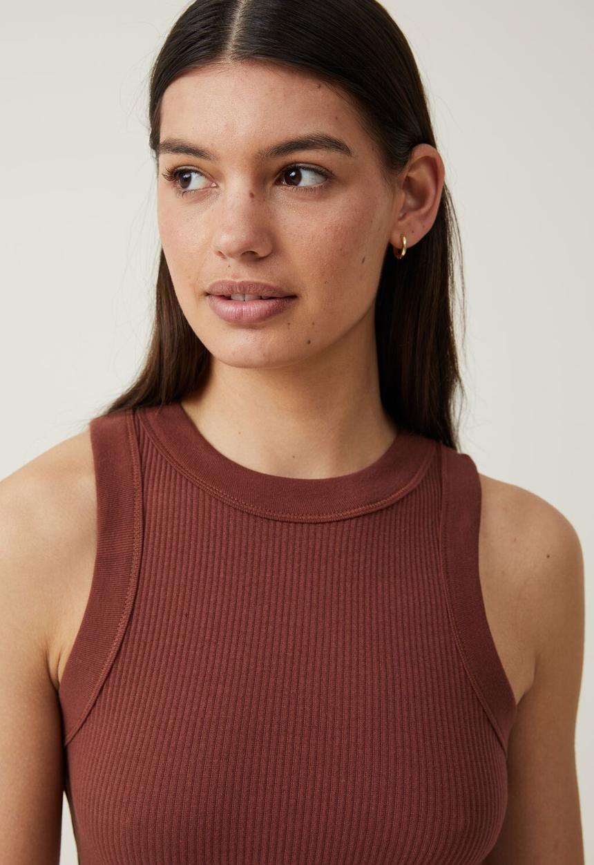 Cotton On - The 91 tank - bottle brown