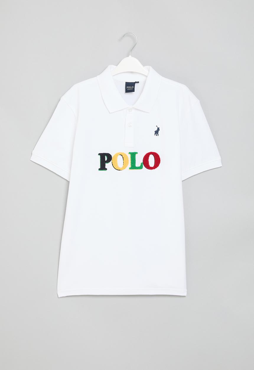 POLO - Boys kyle short sleeve golfer - white