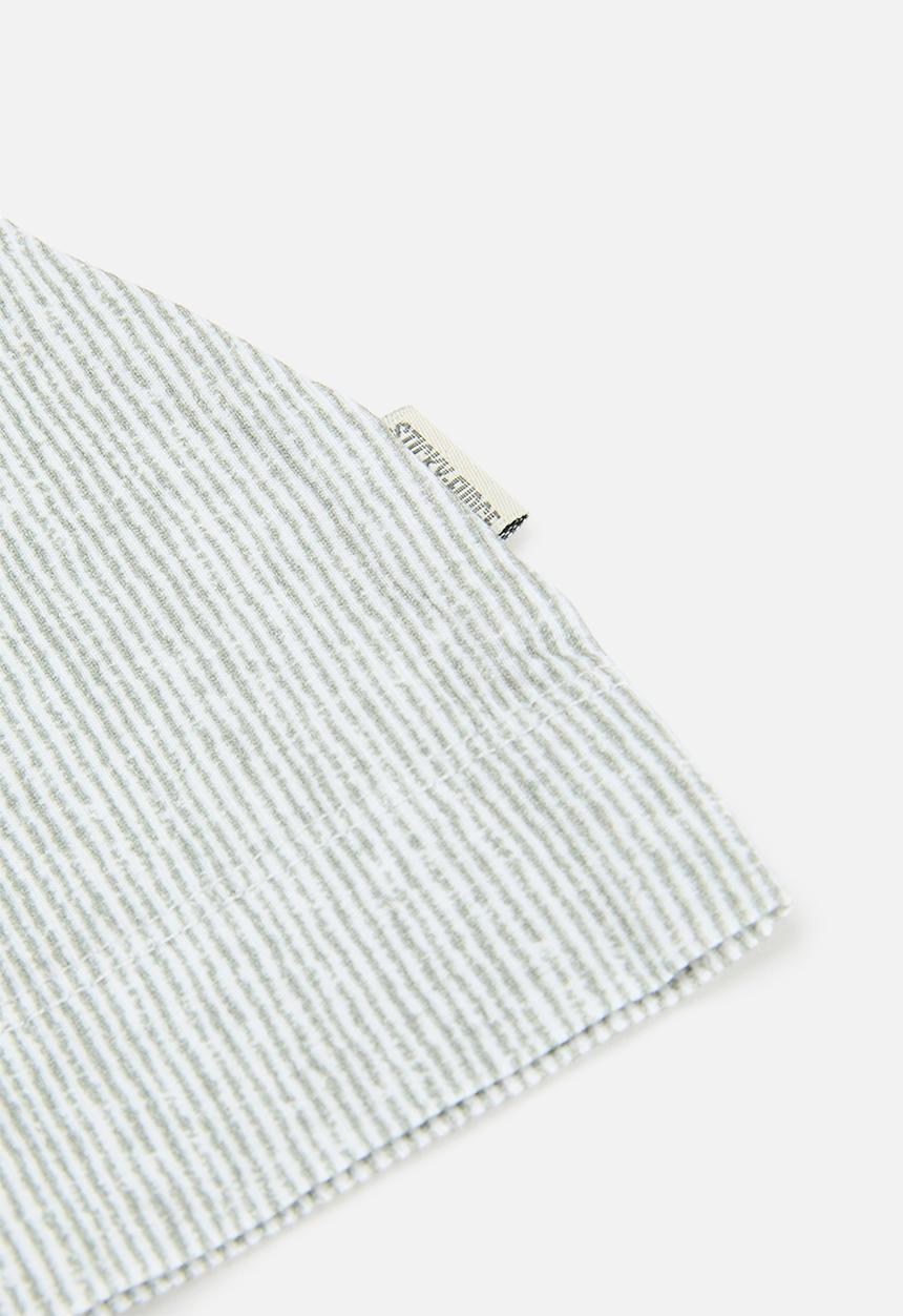 Sticky Fudge - Broken stripe beanie - grey & white 