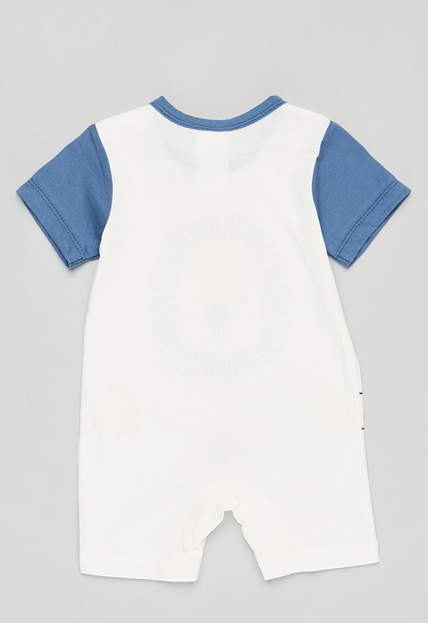 Pop Candy - Printed romper - white