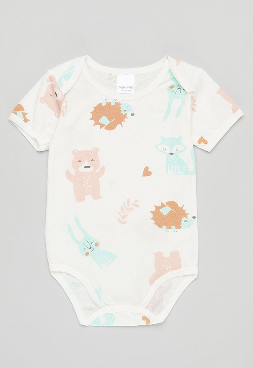 Pop Candy - Baby romper vest - white