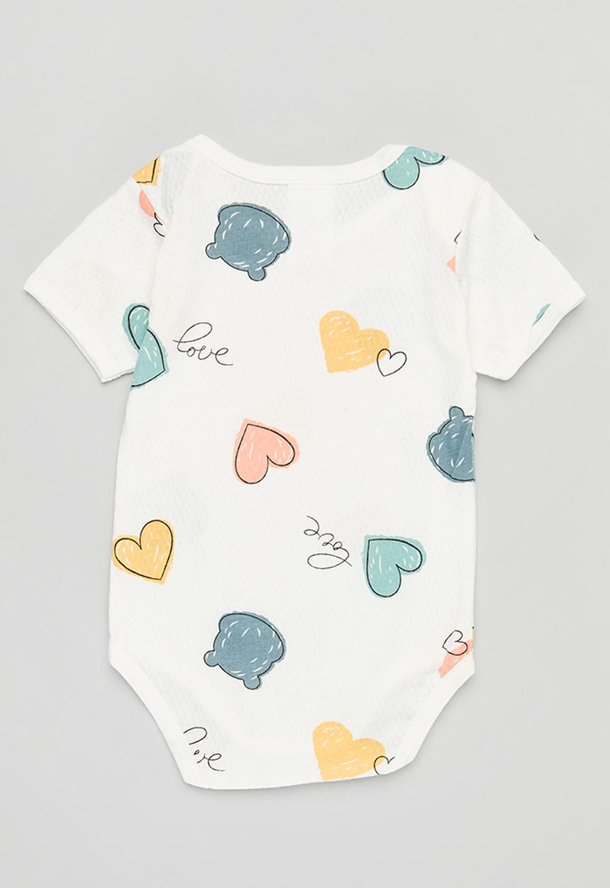 Pop Candy - Baby romper vest - white