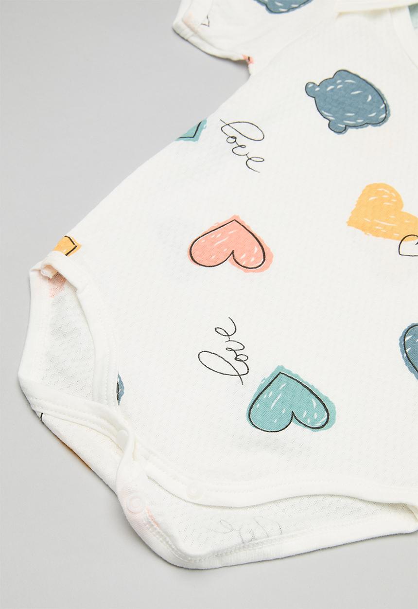 Pop Candy - Baby romper vest - white