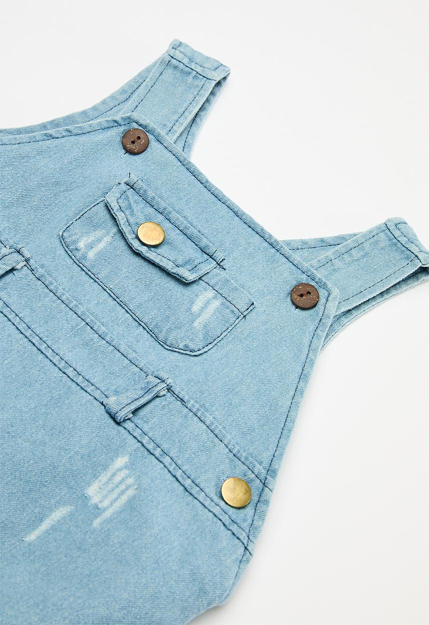 Pop Candy - Denim romper - blue