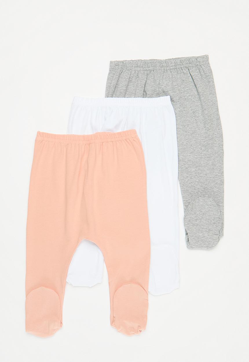 Pop Candy - 3 Pack footed legging - multi 