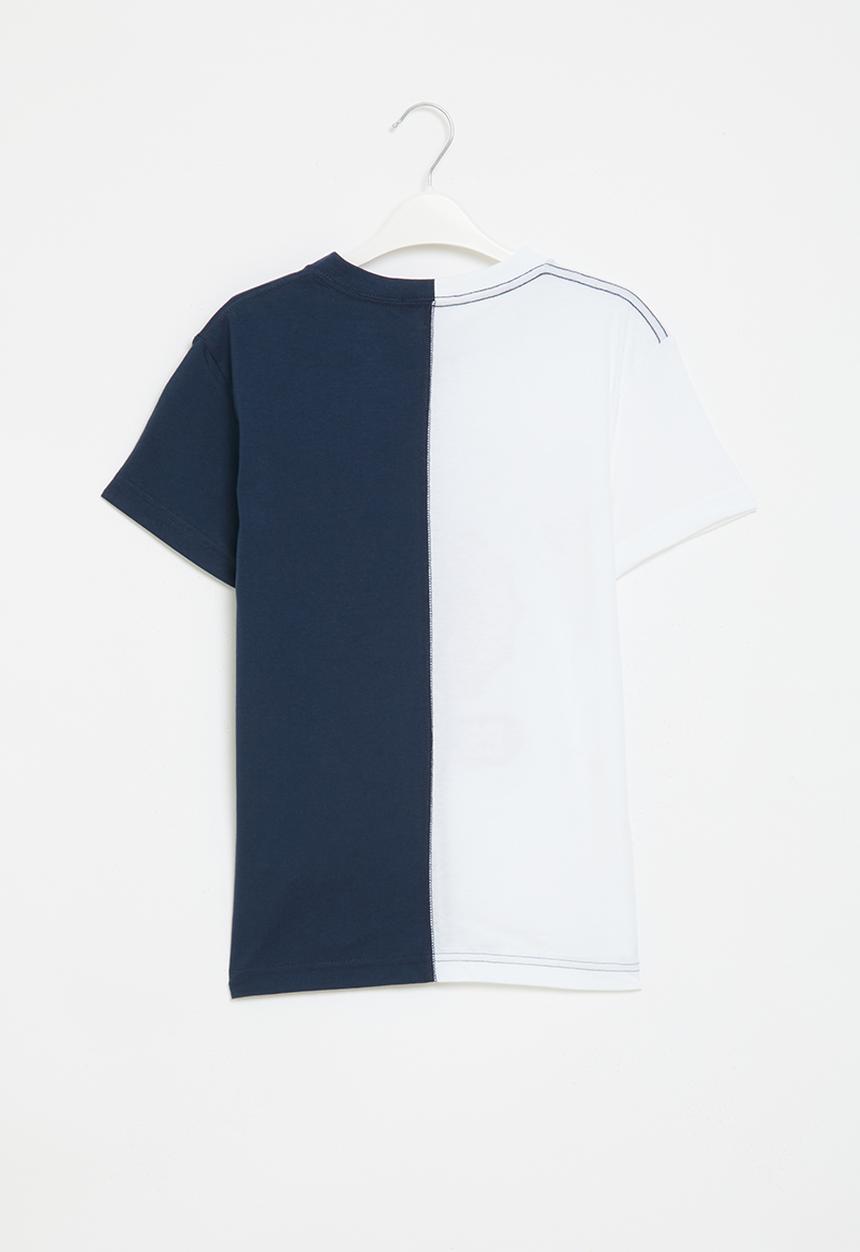 Levi’s® - Lvb spliced tee - white & blue