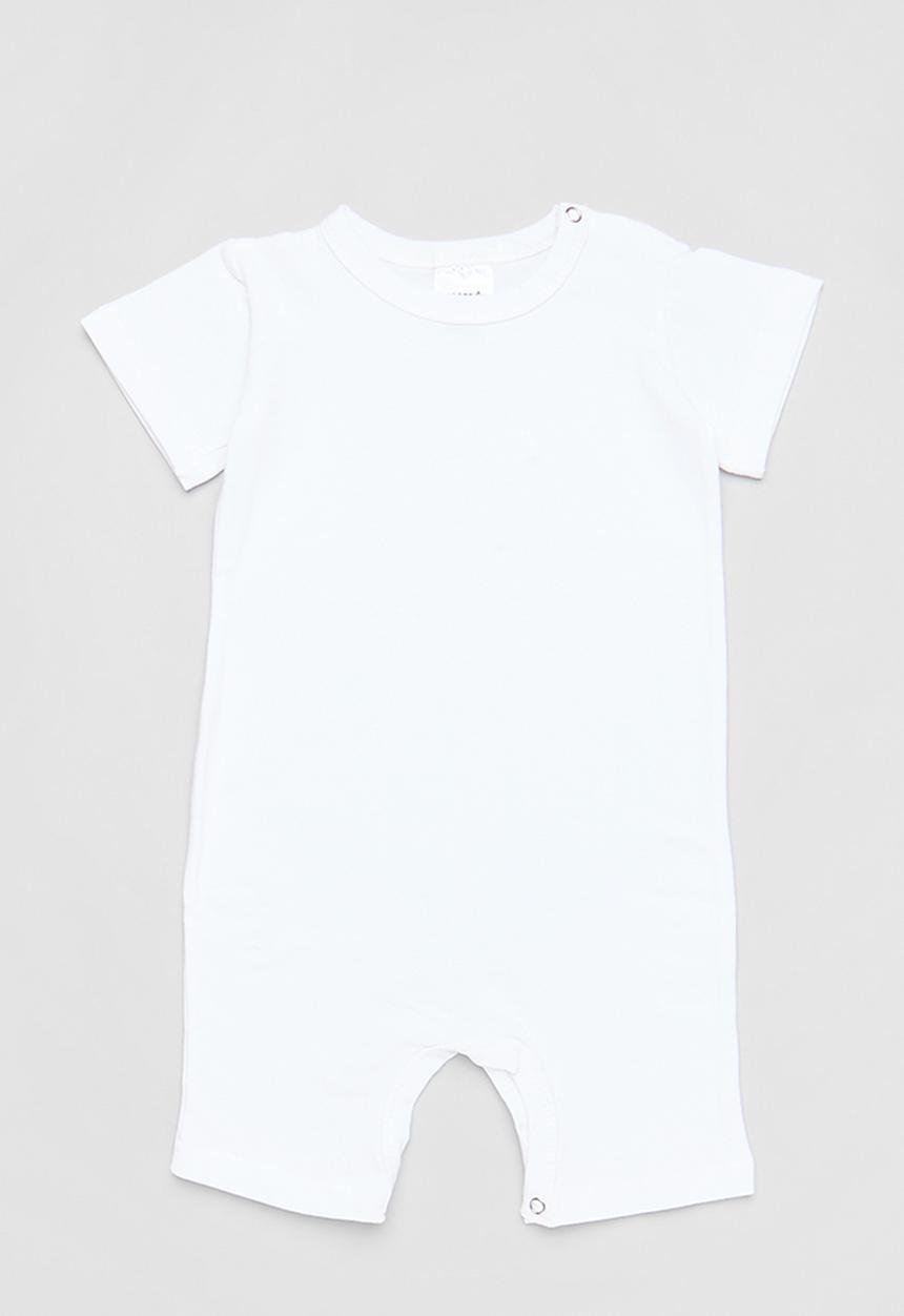 Pop Candy - 2 Pack short sleeve romper - grey/white