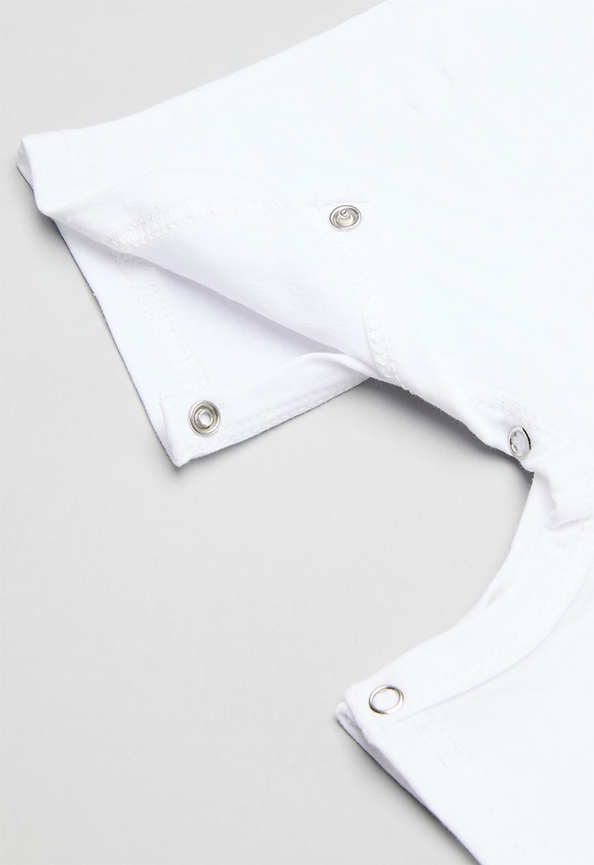 Pop Candy - 2 Pack short sleeve romper - grey/white