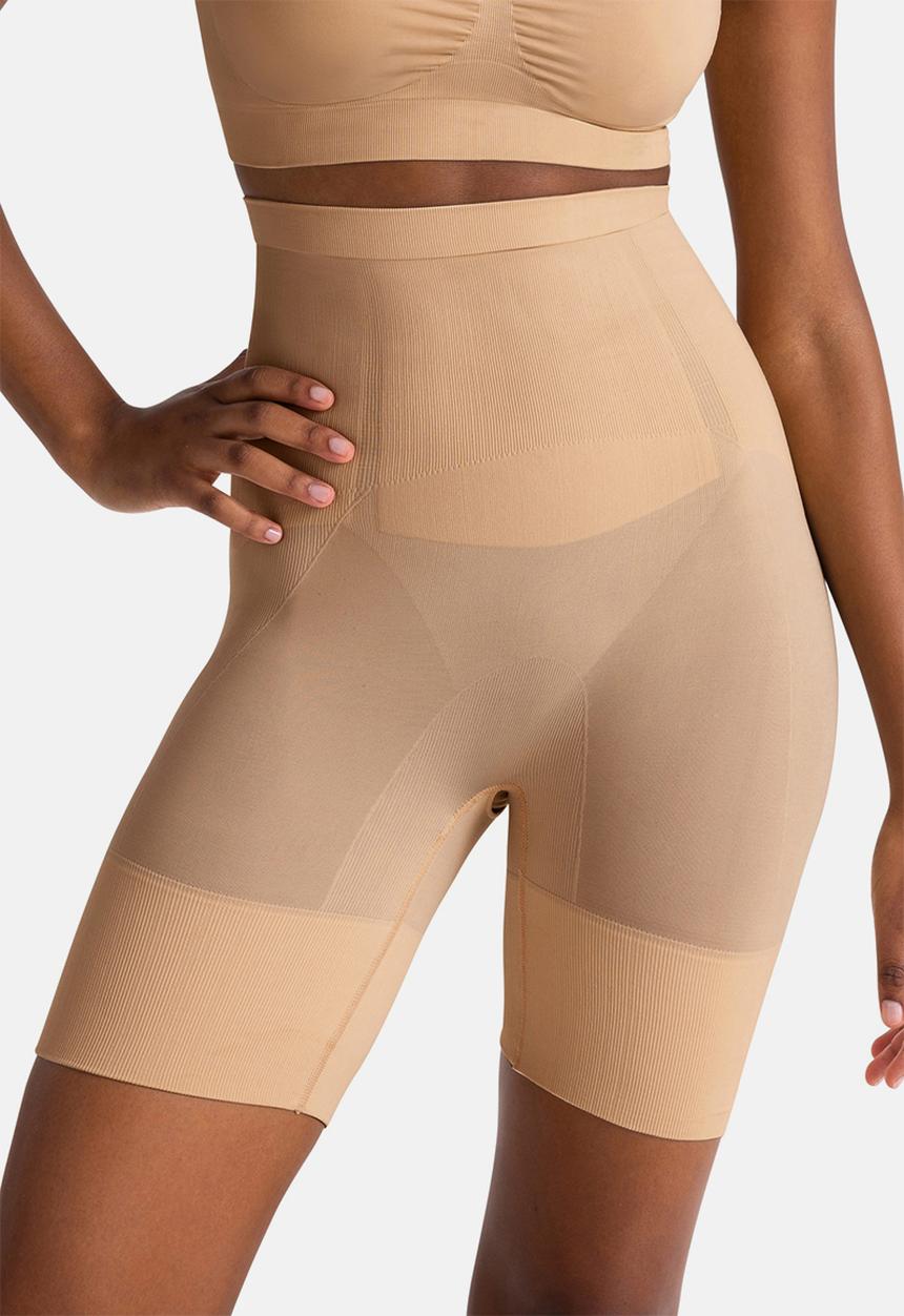 DORINA - Absolute sculpt high waist shorts - beige