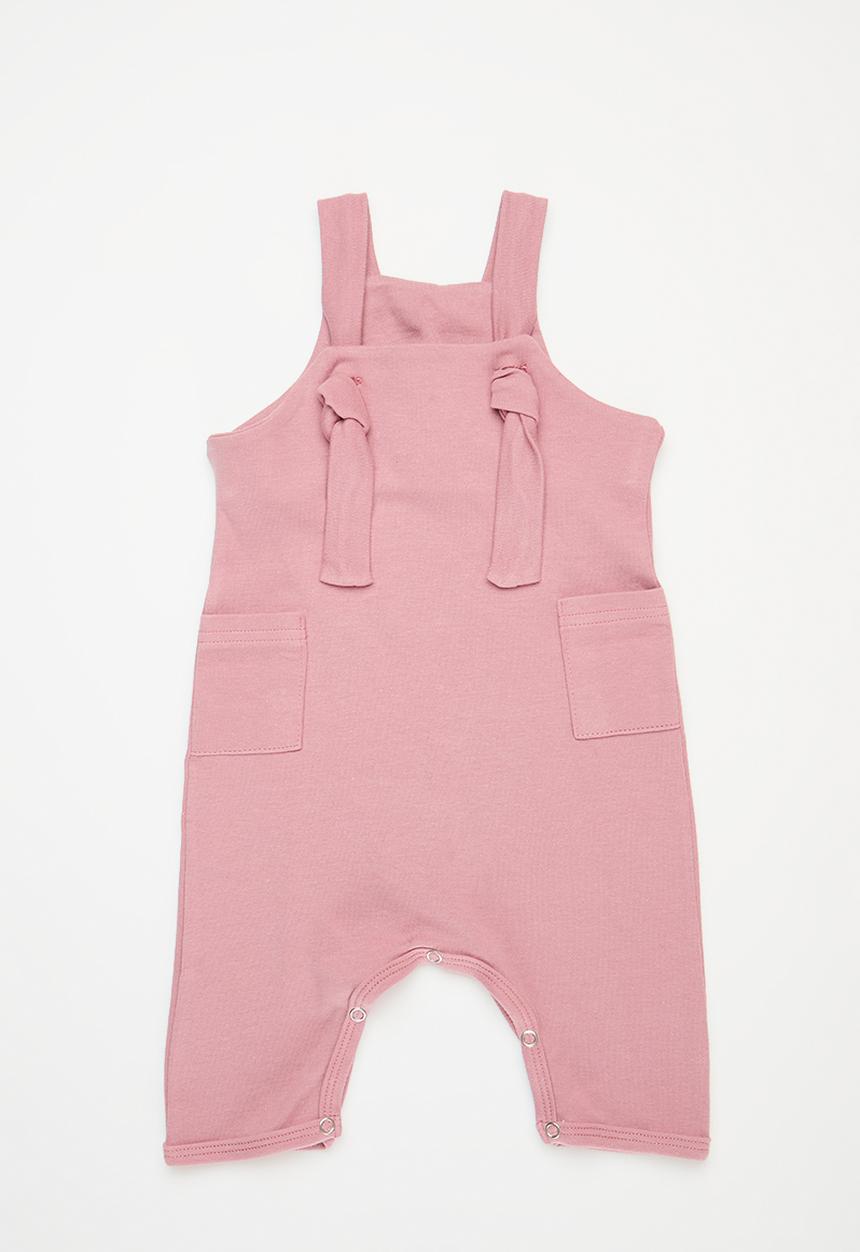Little Lumps - Knotty dungarees - dusty pink