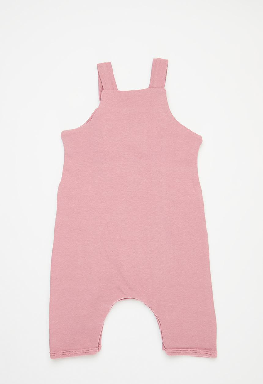 Little Lumps - Knotty dungarees - dusty pink
