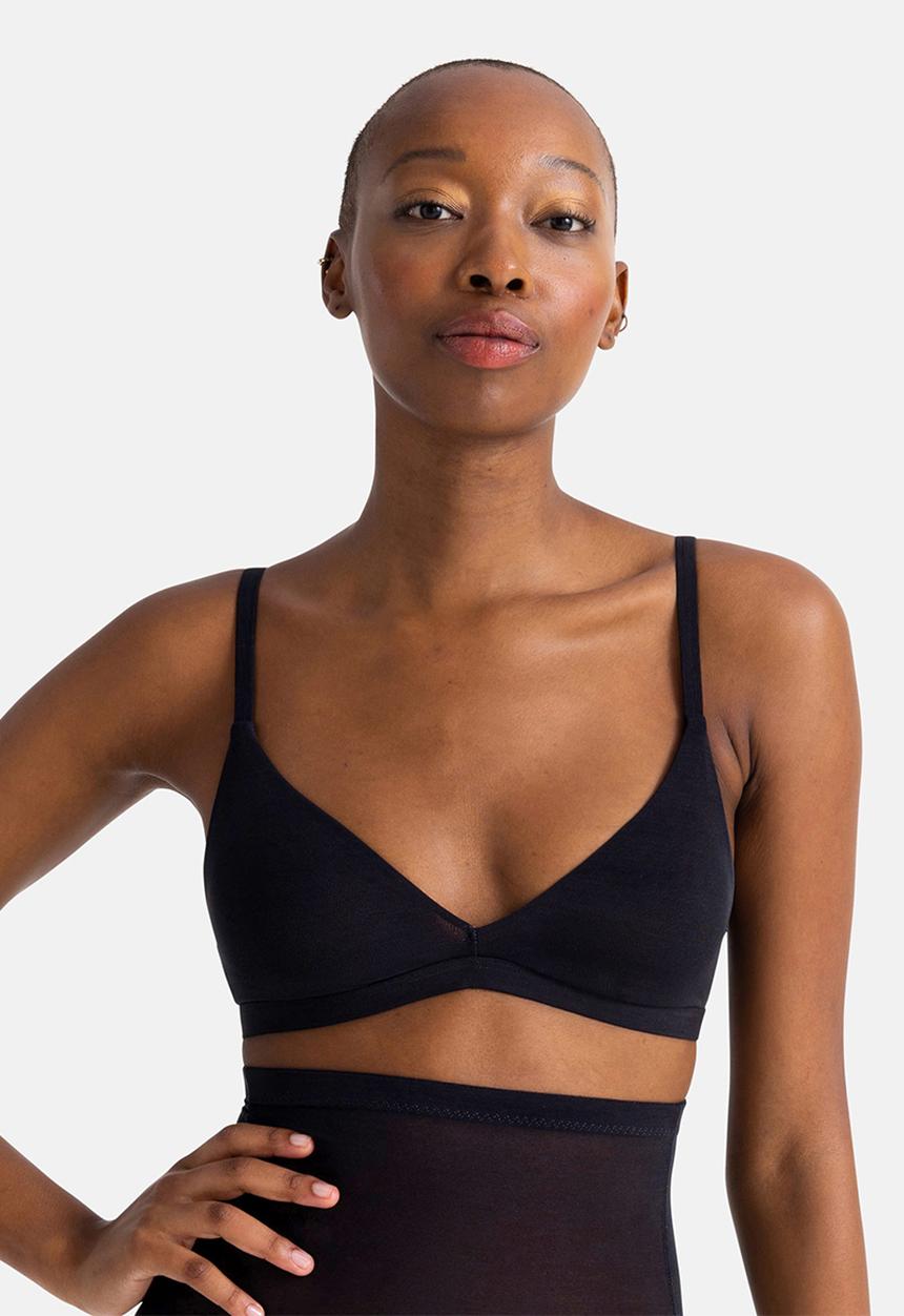 DORINA - Invisible sculpt non padded triangle - black