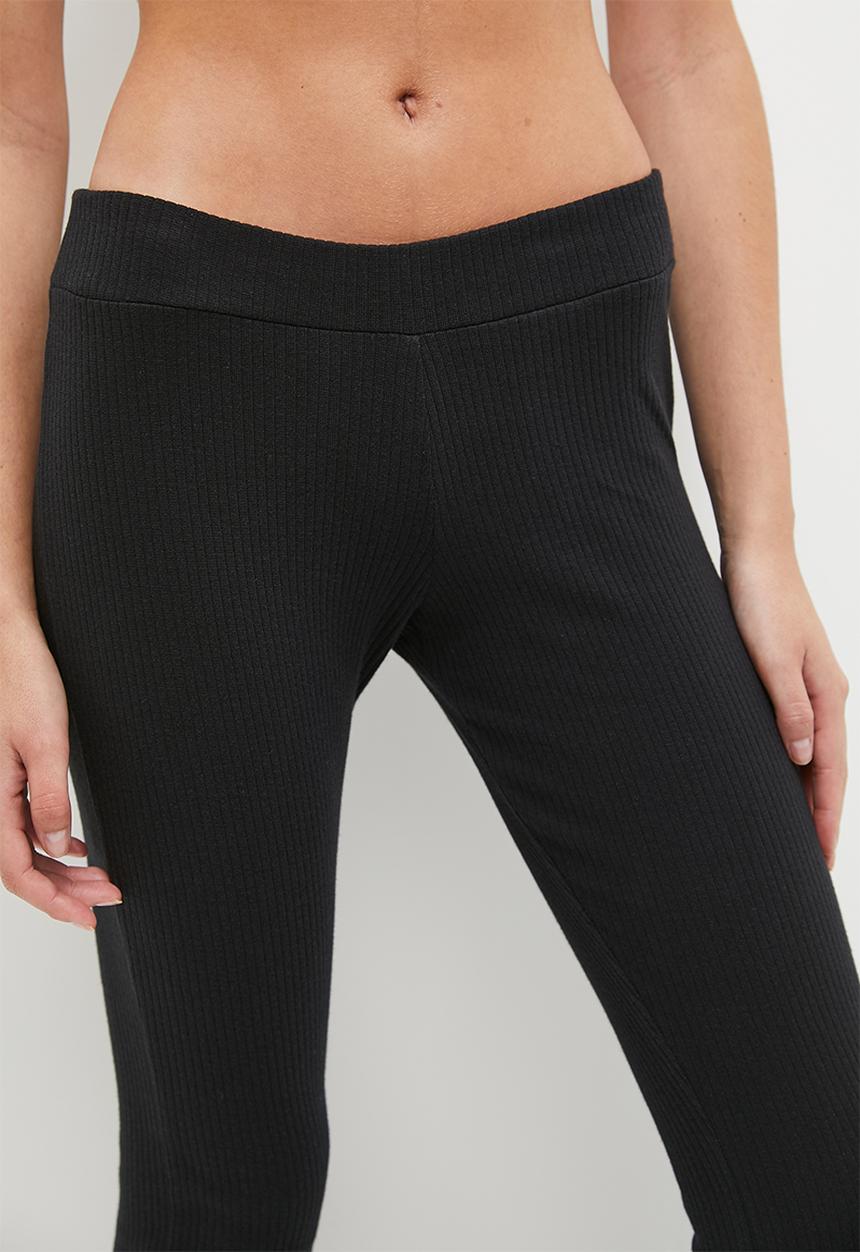 adidas Originals - Rib Flared Pant W - Black