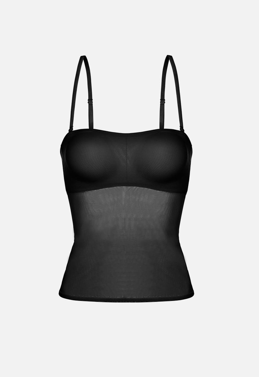 DORINA - Invisible sculpt padded non wired shaping camisole - black