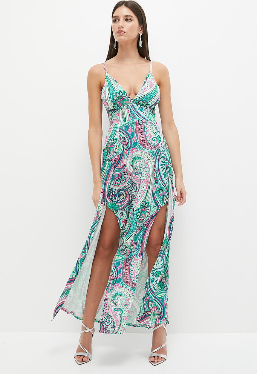 SISSY BOY - Look At You: Knit Maxi Dress - Turquoise