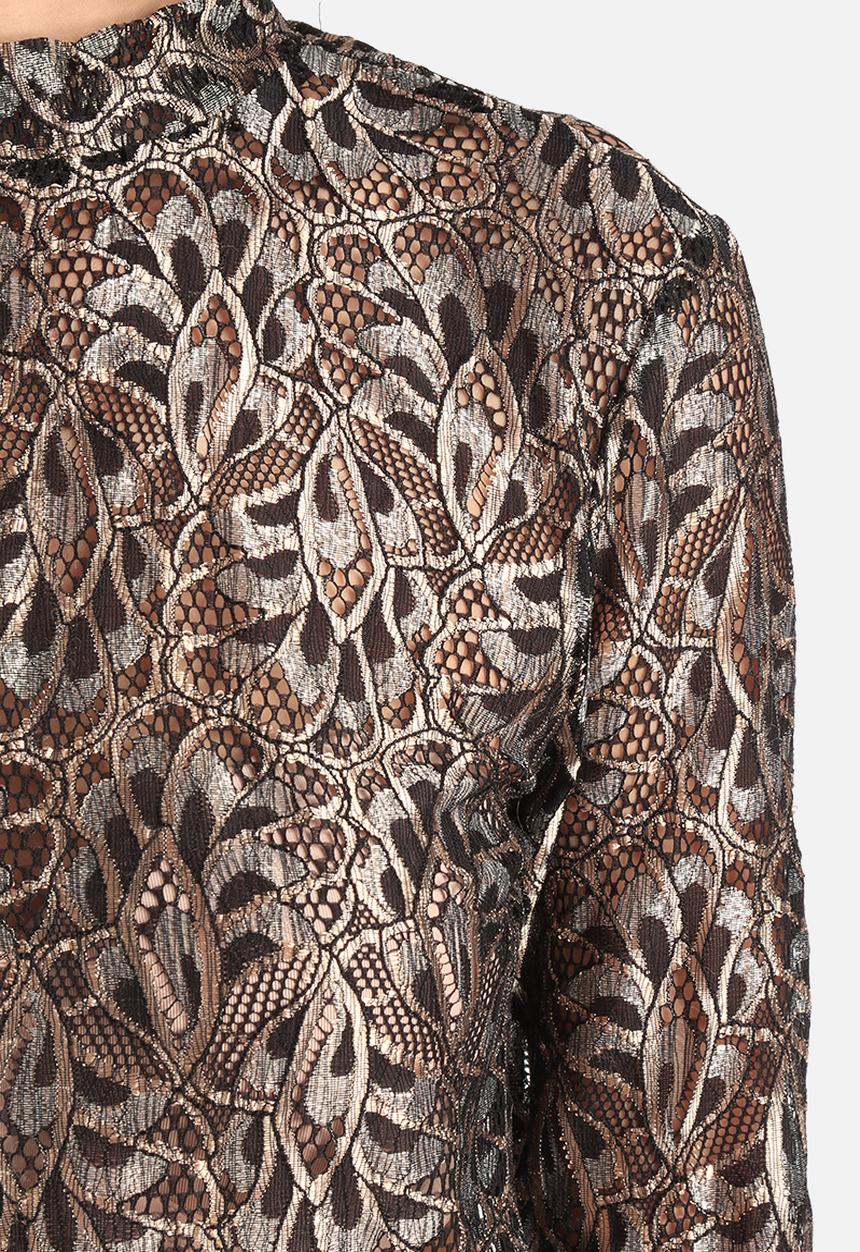 Vero Moda - Henry High Neck Lace Top