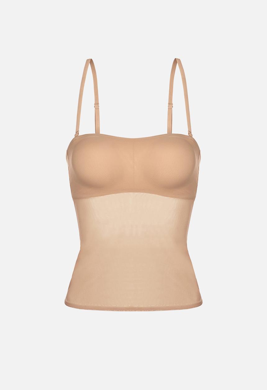 DORINA - Plus Invisible sculpt padded non wired shaping camisole - beige