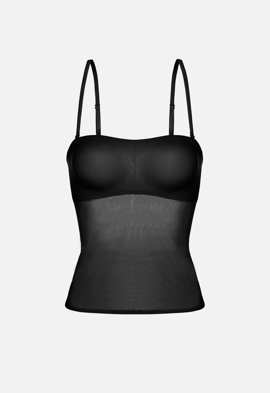 DORINA - Plus Invisible sculpt padded non wired shaping camisole - black