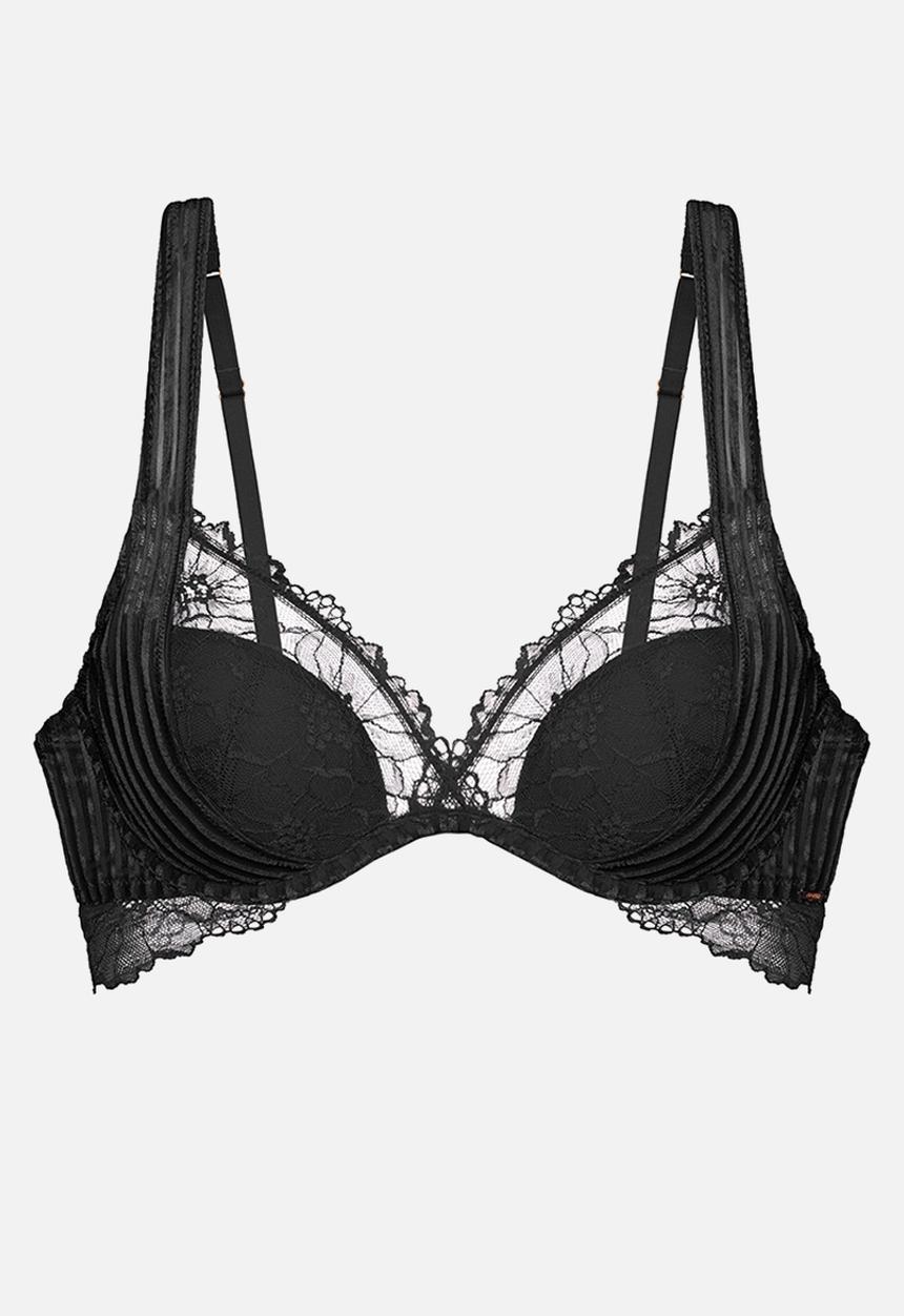DORINA - Plus Tatum light padded plunge bra - black