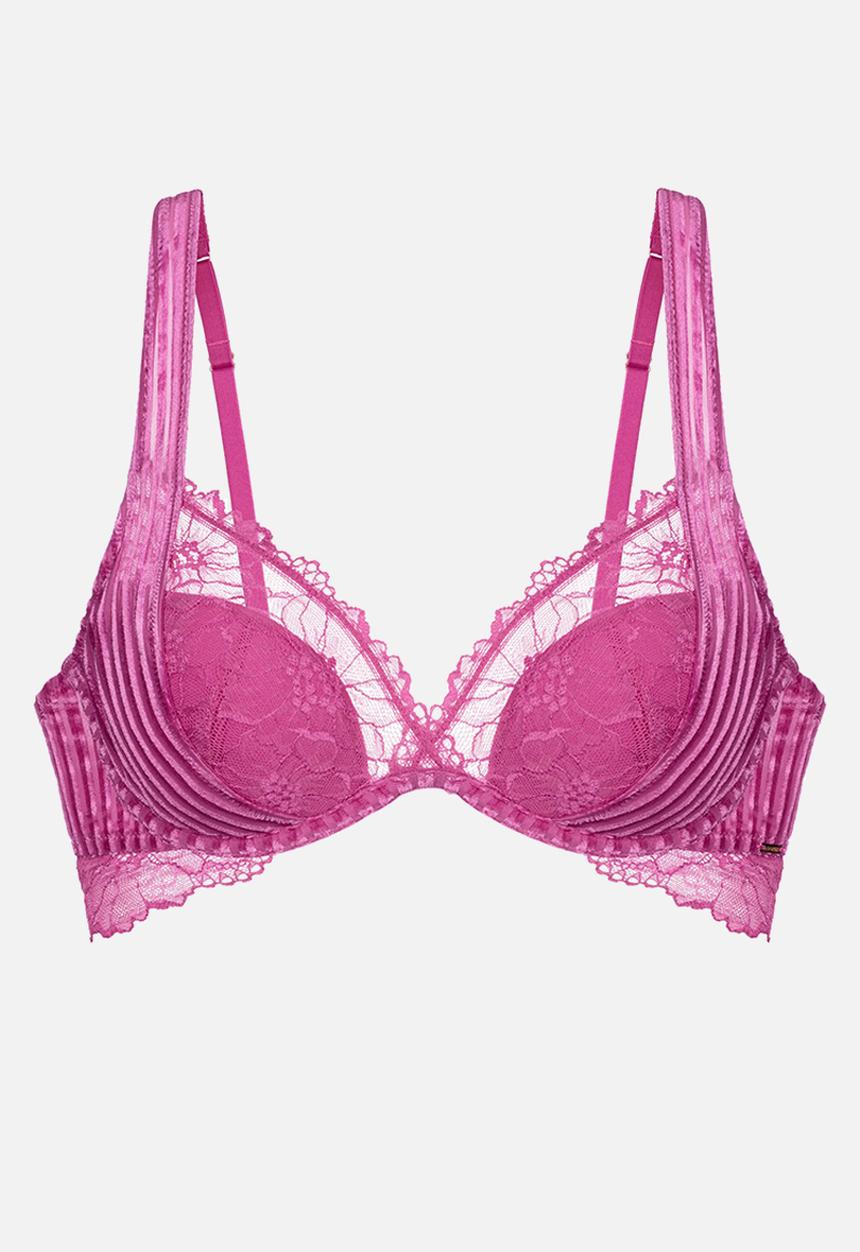 DORINA - Plus Tatum light padded plunge bra - pink