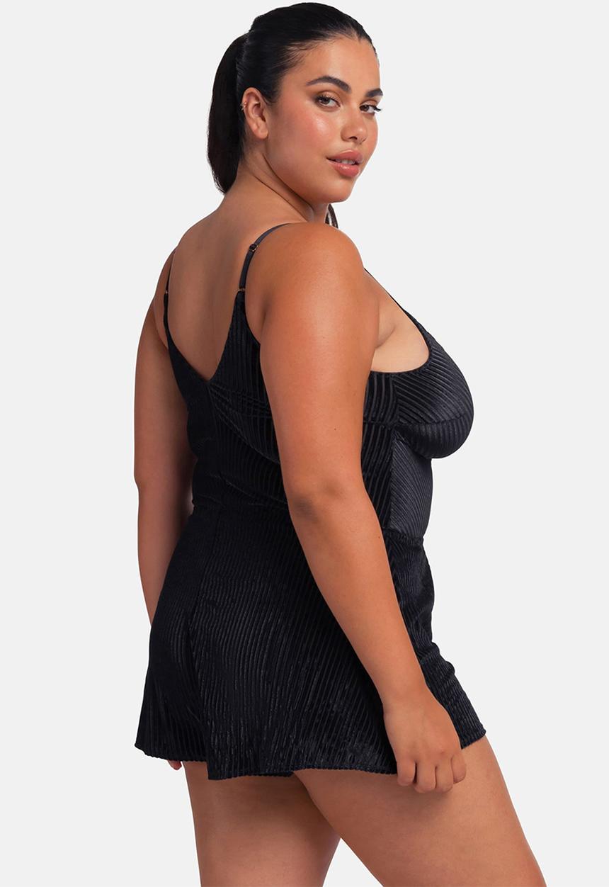 DORINA - Plus Tatum teddy - black