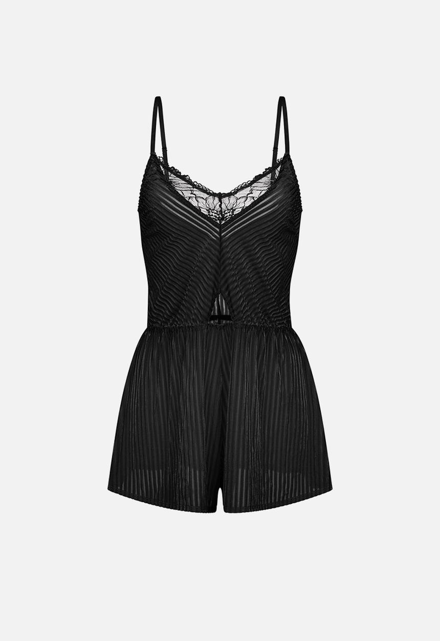 DORINA - Plus Tatum teddy - black