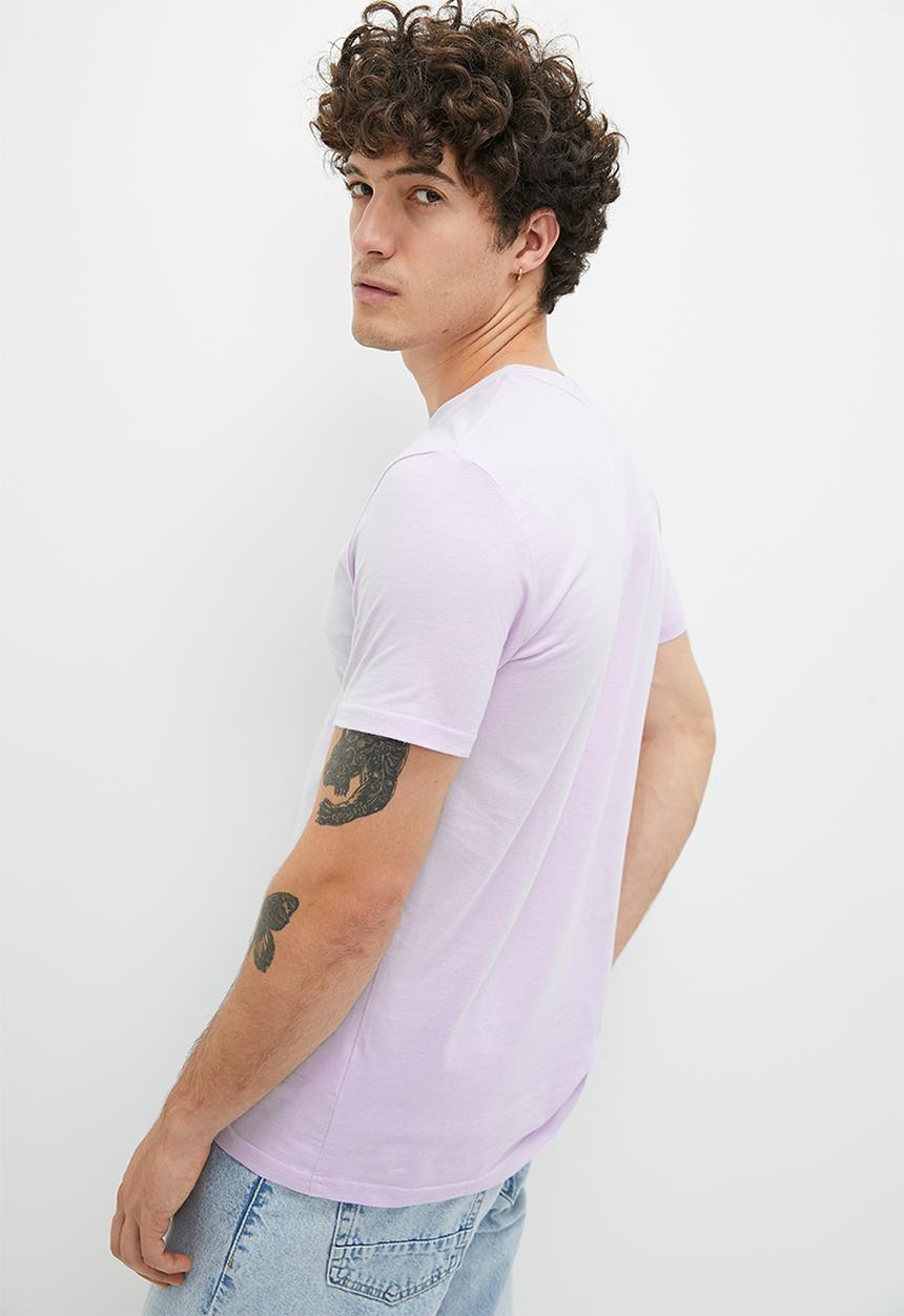 STYLE REPUBLIC - Josh SR Logo Graphic Tee - Lilac