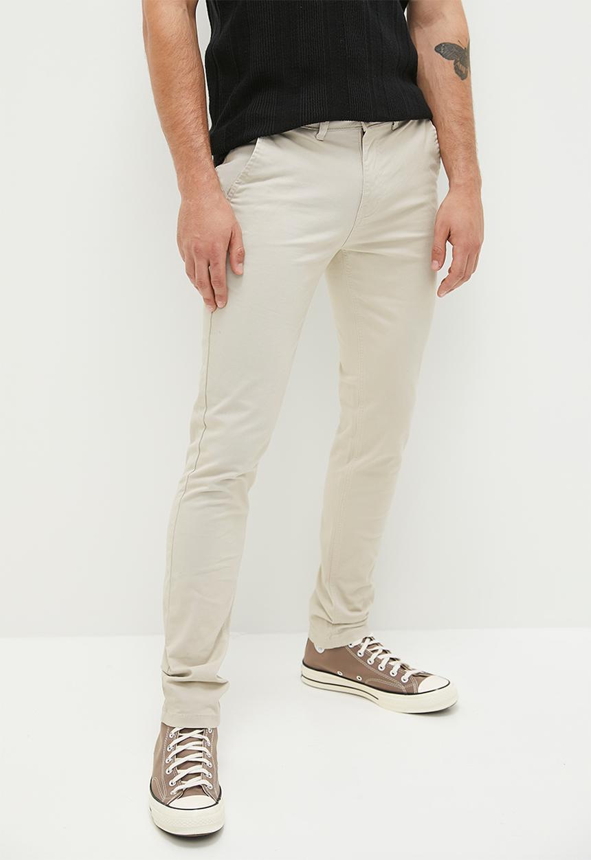 STYLE REPUBLIC - Marshall skinny chino - stone