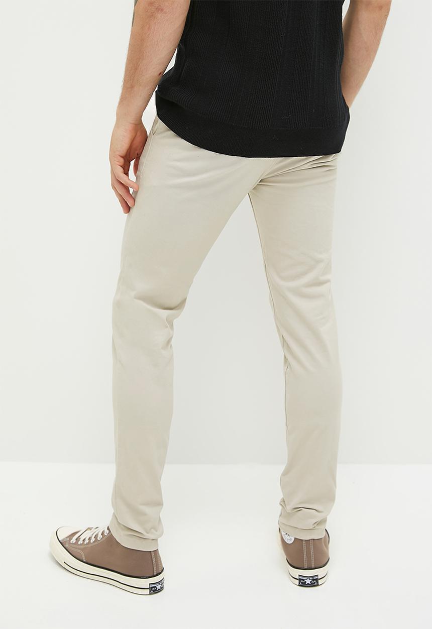 STYLE REPUBLIC - Marshall skinny chino - stone