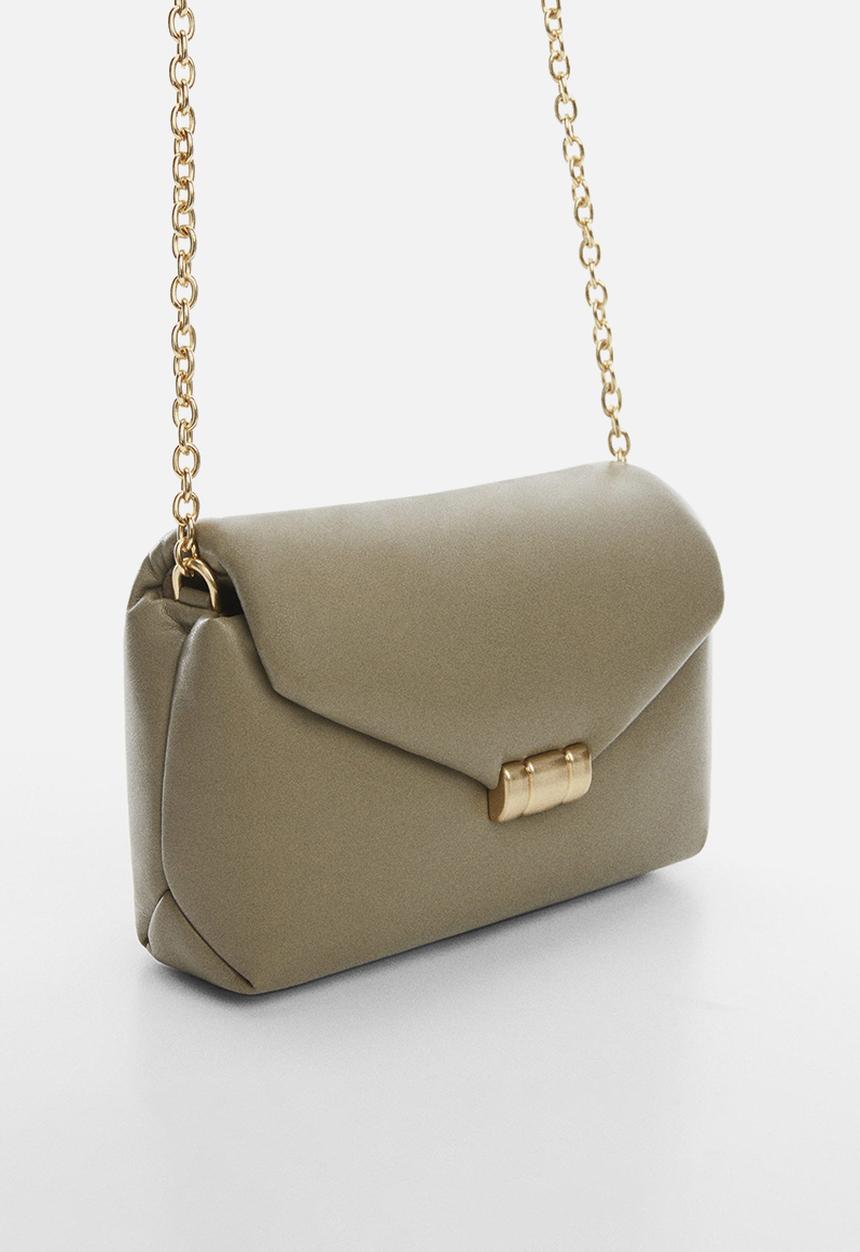 MANGO - Bag falco - beige/khaki