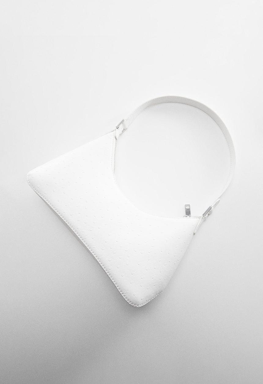 MANGO - Bag alfred - white