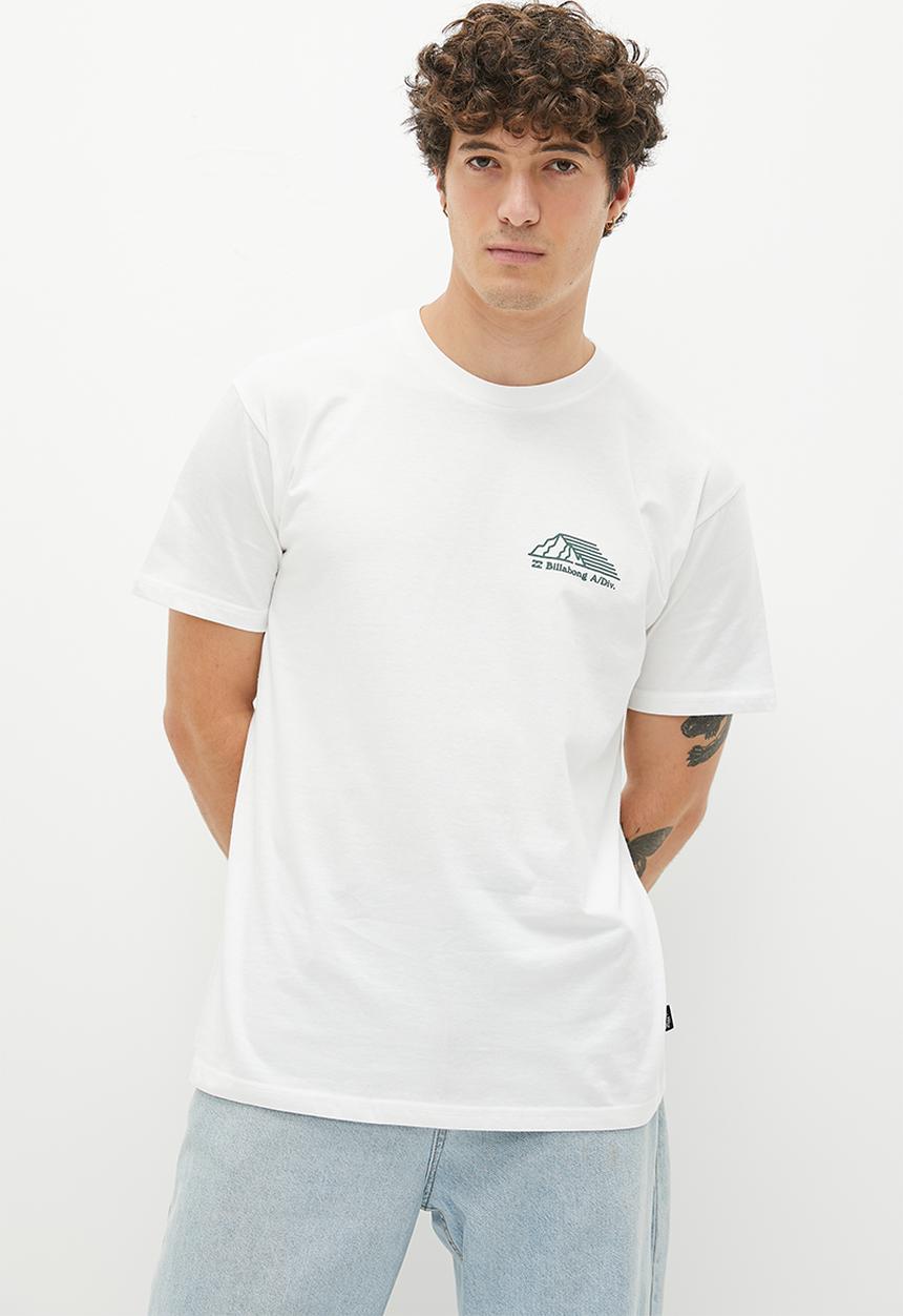 Billabong  - Adiv run club short sleeve - white