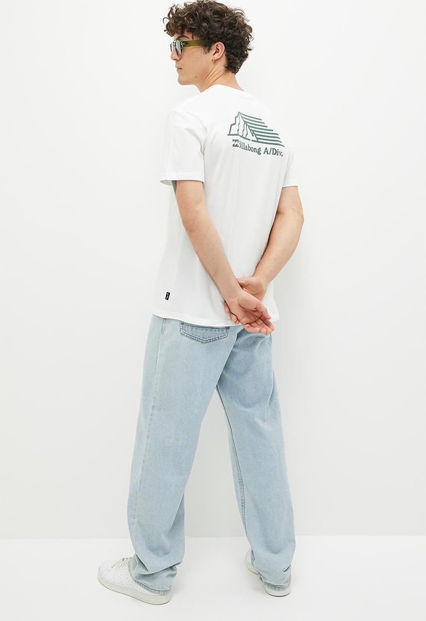 Billabong  - Adiv run club short sleeve - white