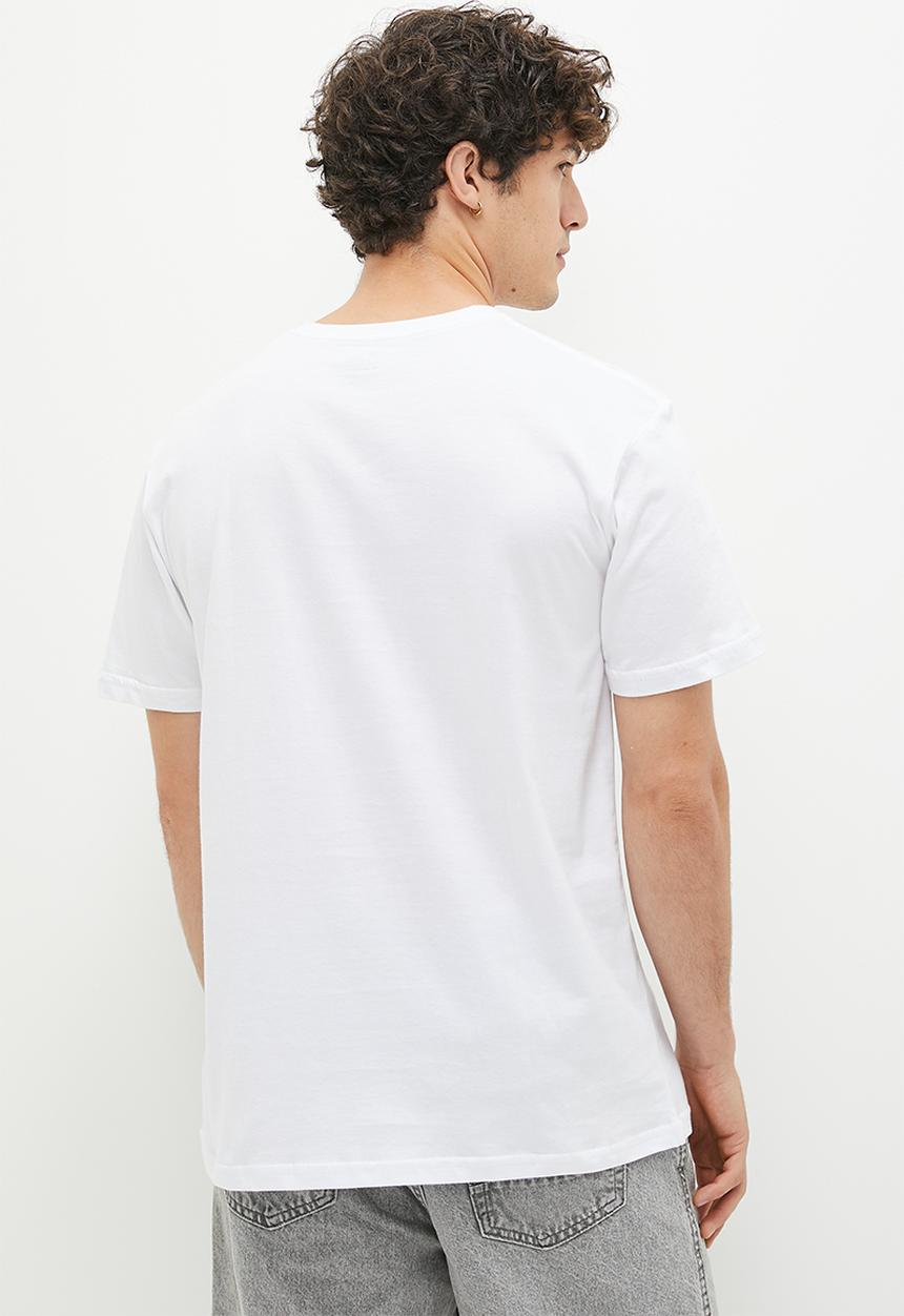Quiksilver - Qs wordmark short sleeve - white