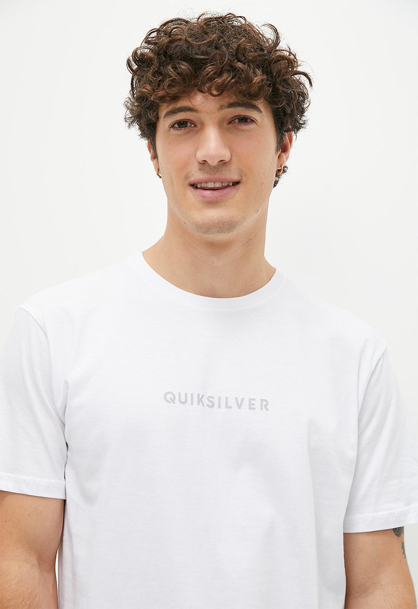 Quiksilver - Qs wordmark short sleeve - white