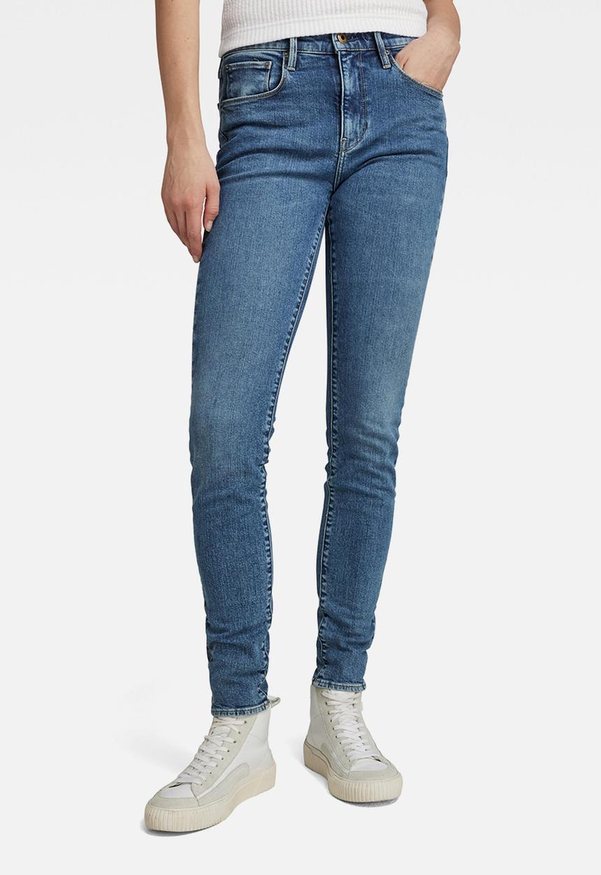 G-STAR - 3301 Skinny wmn - faded miami blue