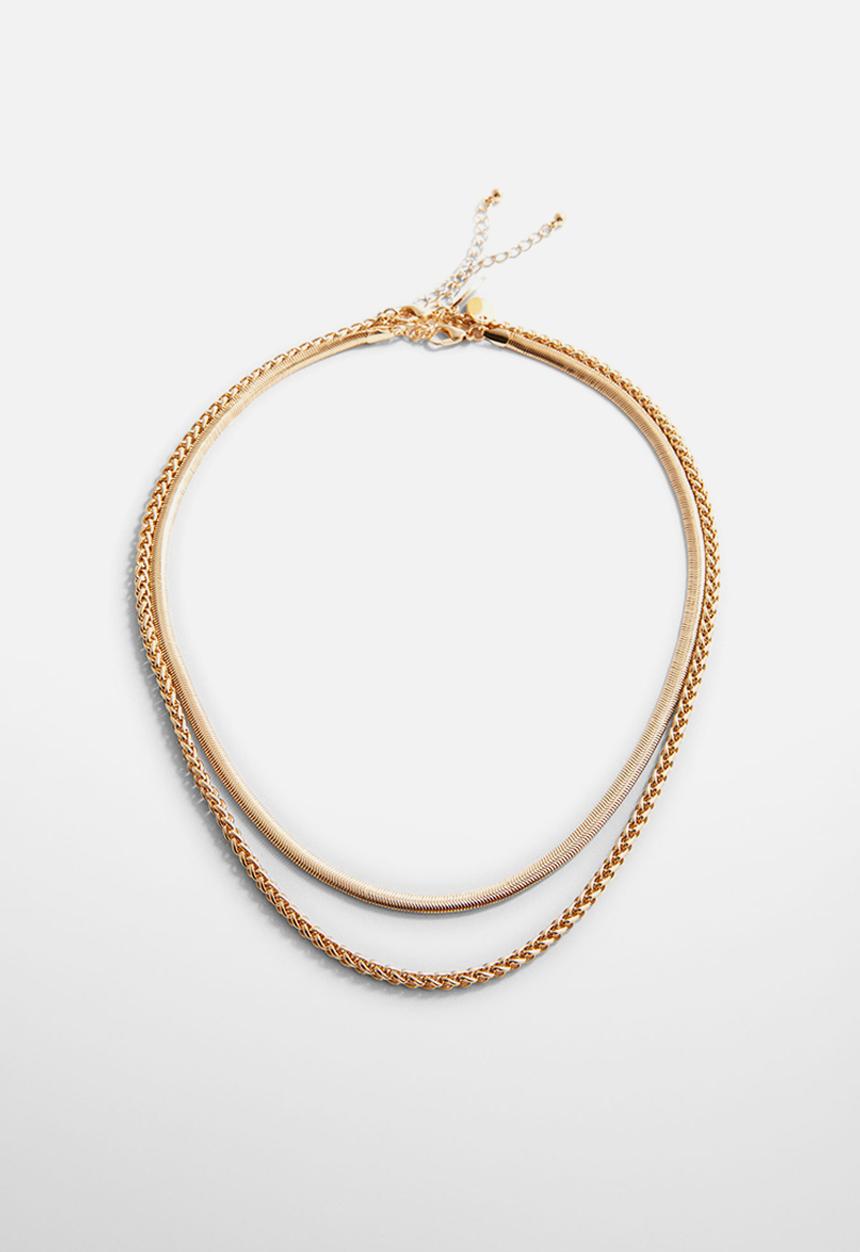 MANGO - Necklace clemen - gold