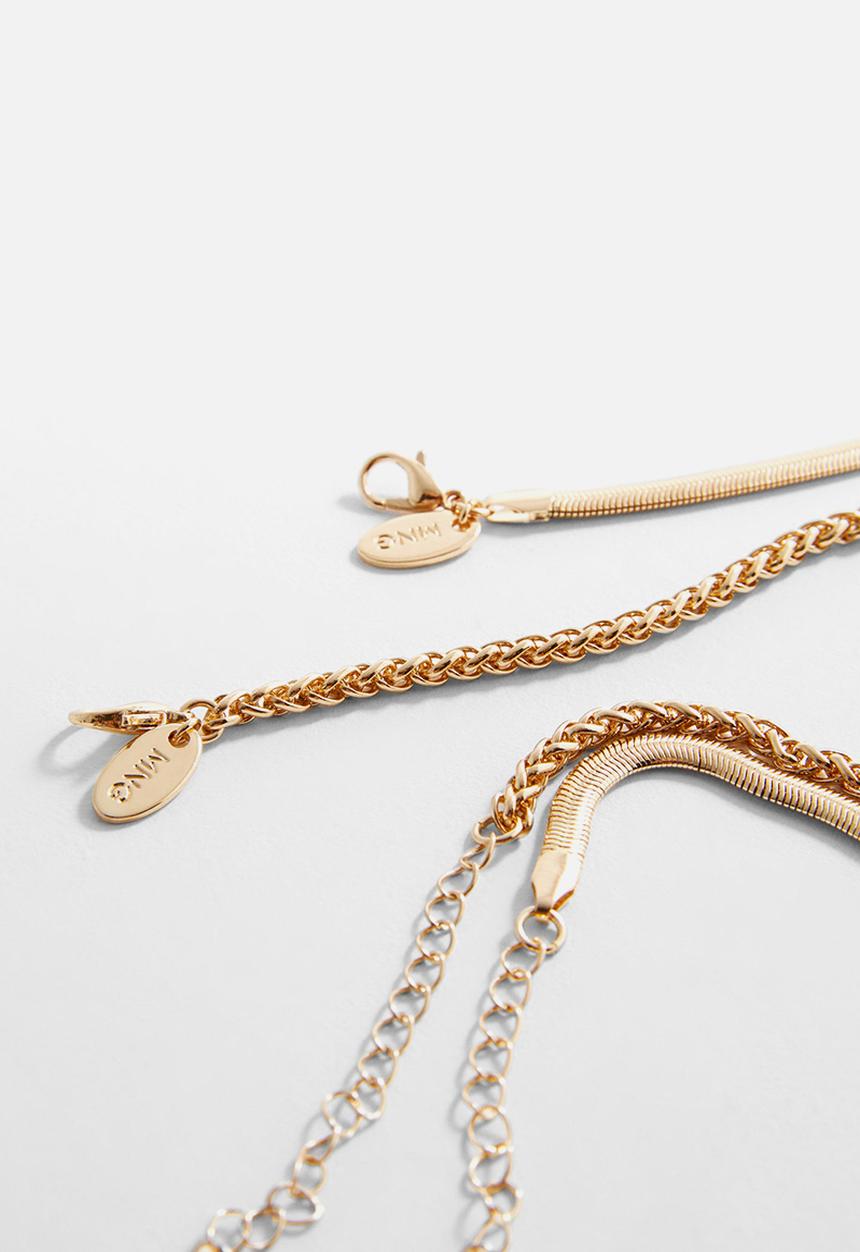 MANGO - Necklace clemen - gold