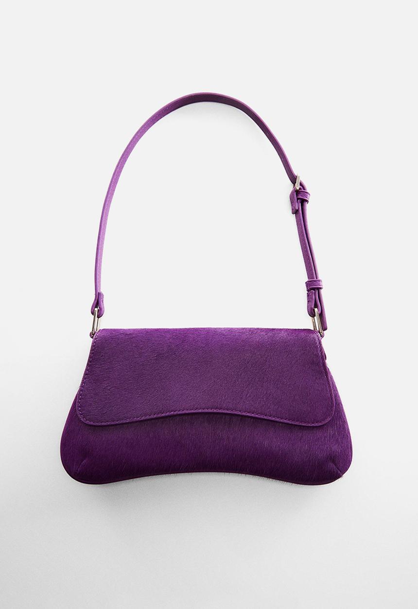 MANGO - Bag wavy-65 - medium purple