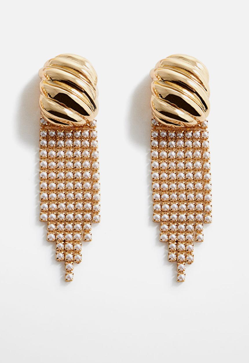 MANGO - Earrings cata - gold