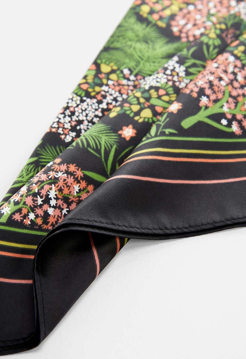 MANGO - Neck scarf clement-black