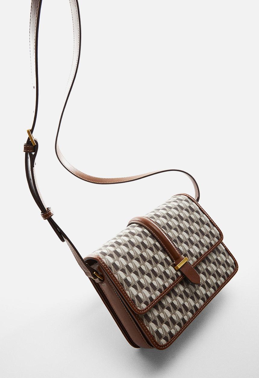 MANGO - Bag ivan - medium brown
