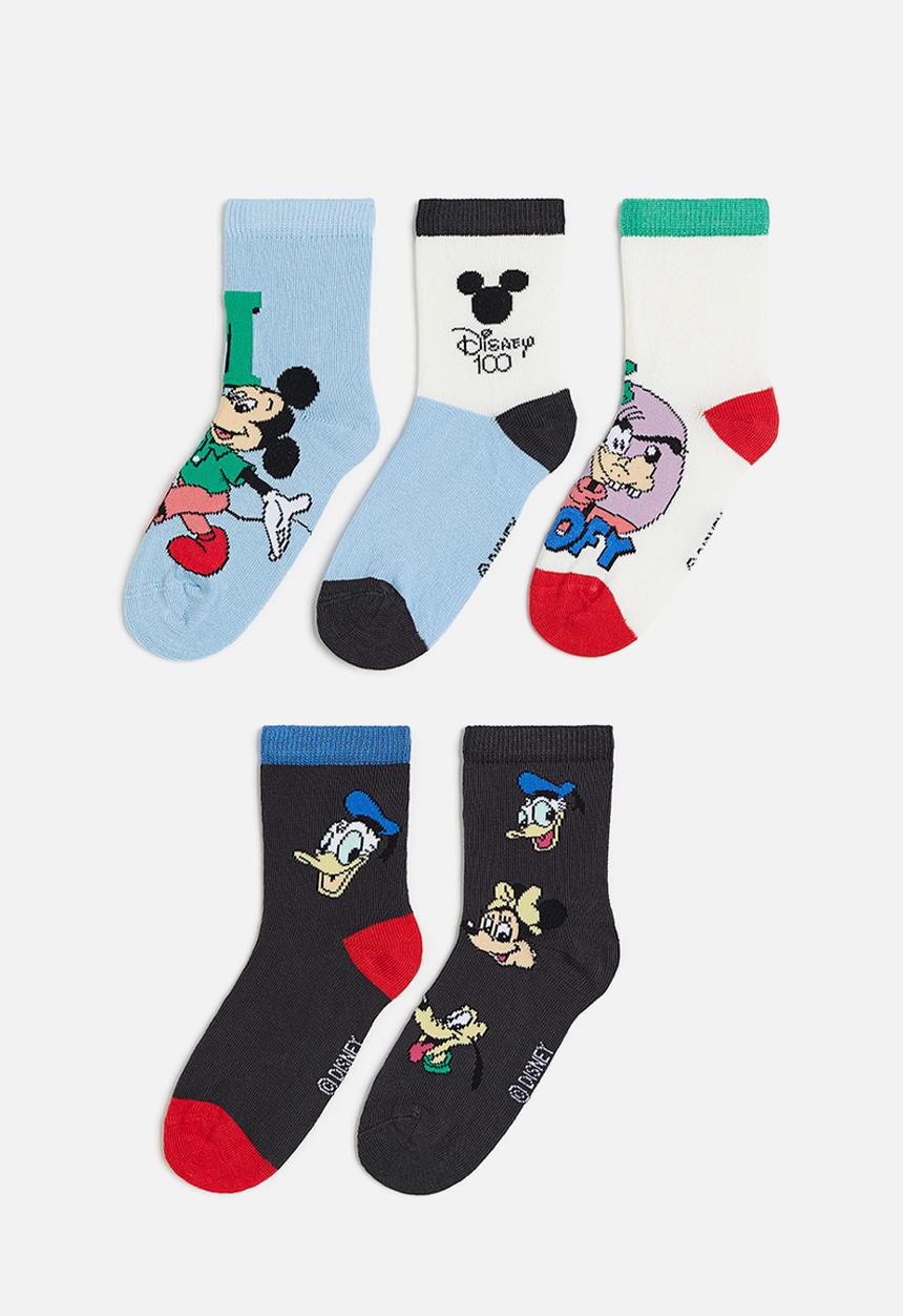 H&M - 5-pack motif-detail socks - multi 