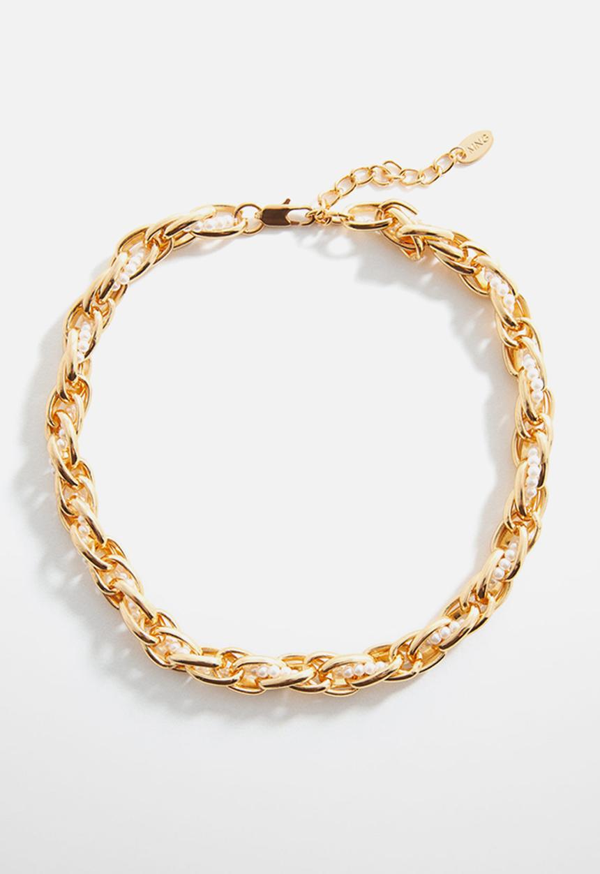 MANGO - Necklace gara-or - gold