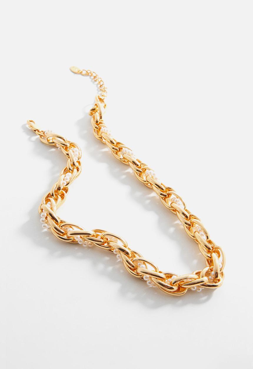 MANGO - Necklace gara-or - gold