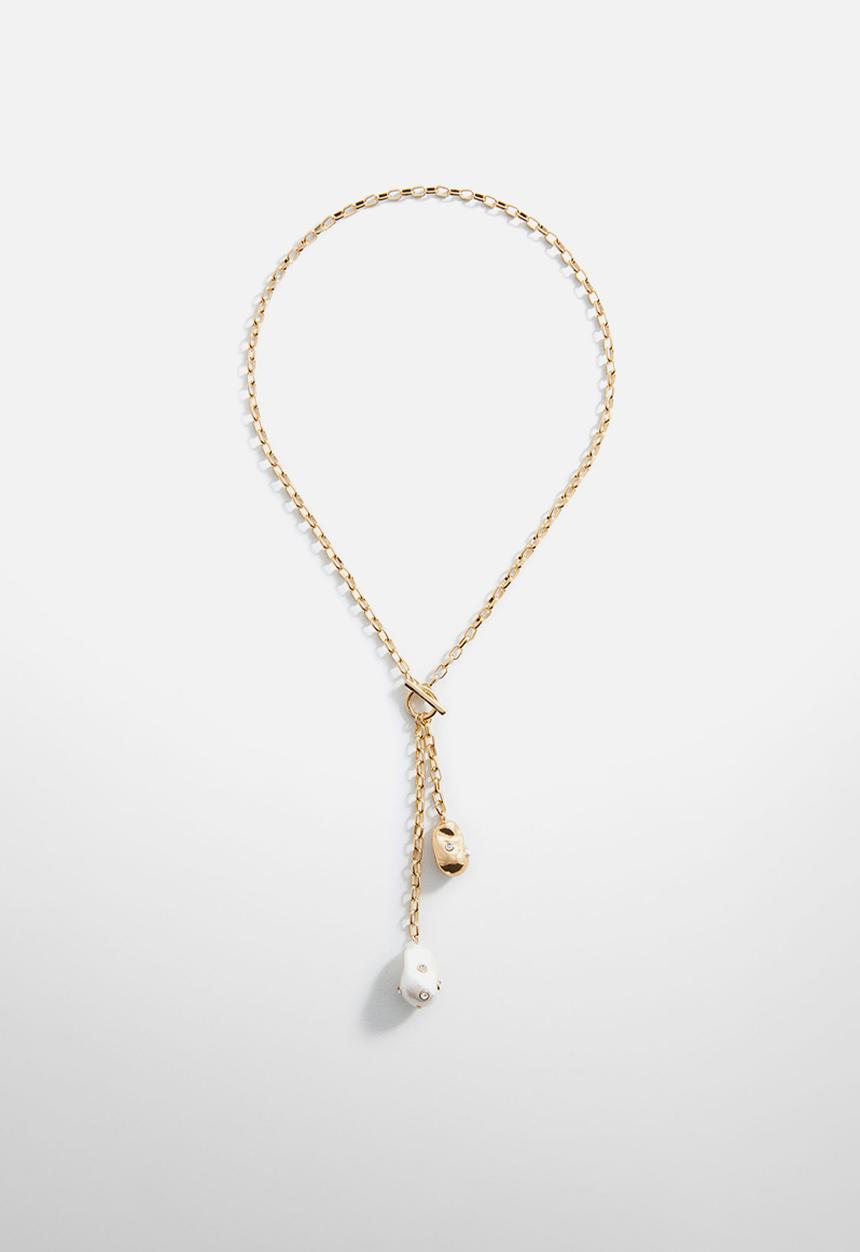 MANGO - Necklace georgia-or - gold