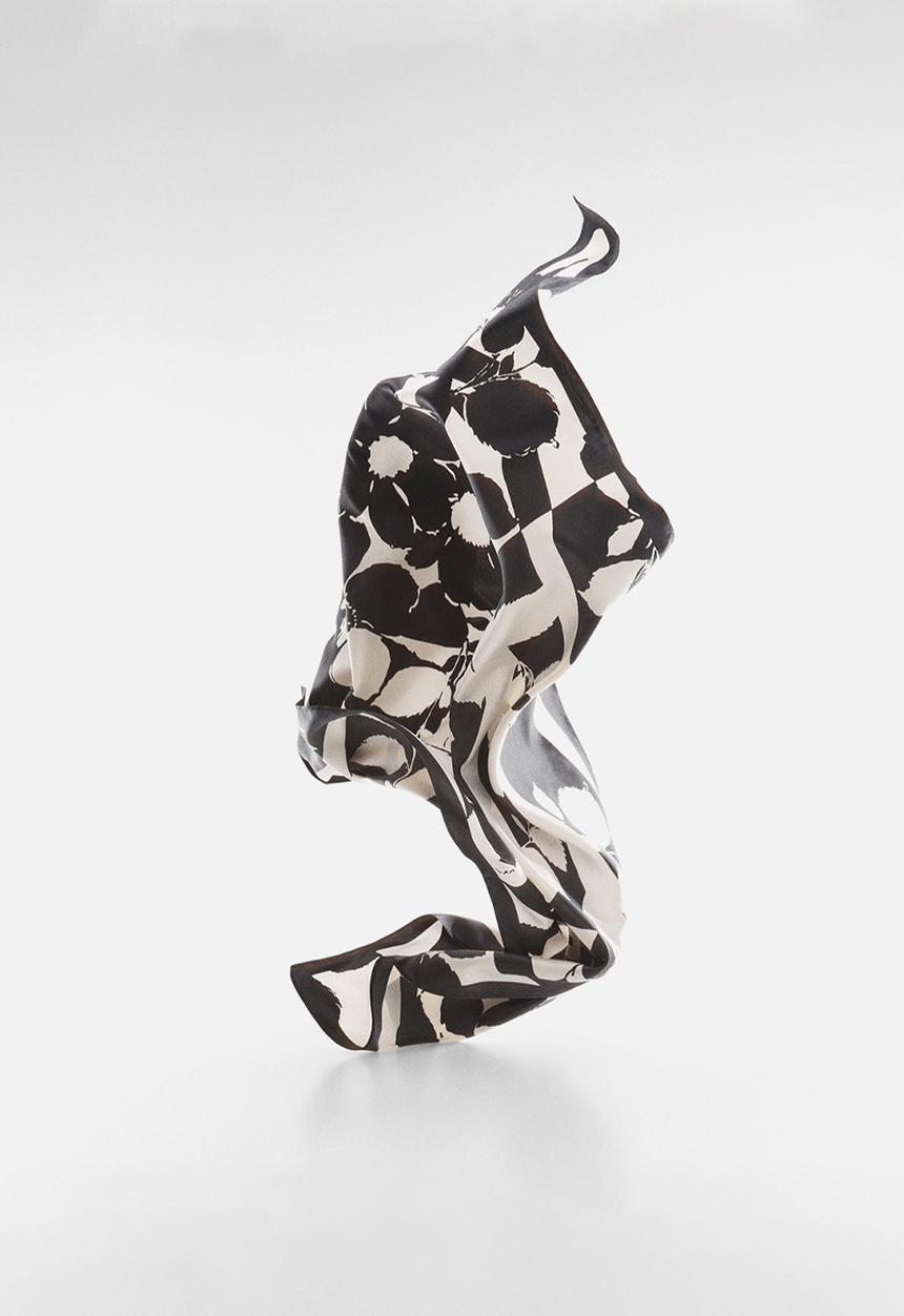MANGO - Neck scarf sae-05 - light beige