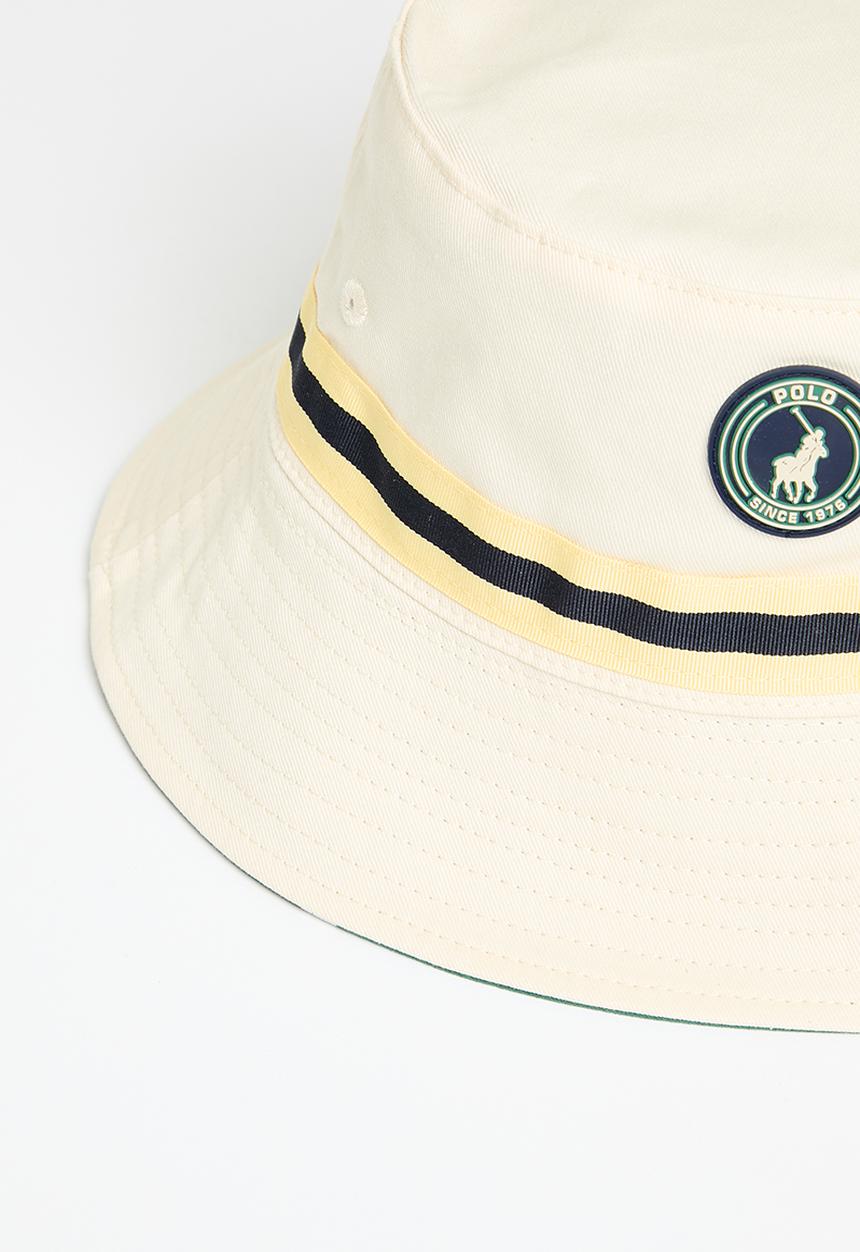 POLO - Monogram reversible bucket - green